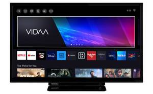 Toshiba 24WV3463DAZ LCD-LED Fernseher (60 cm/24 Zoll, HD-ready, VIDAA Smart TV, HDR, Triple-Tuner, VIDAA, Dolby Audio, Alexa-fähig) 