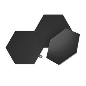 Nanoleaf Shapes Ultra Black Hexagons Expansion Pack - 3PK 