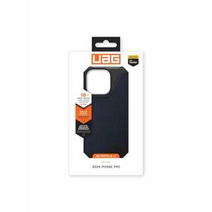 Uag Urban Armor Gear Metropolis LT MagSafe Case Apple iPhone 16 Pro kevlar mallard (blau) 