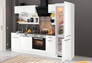 Held MÖbel Küchenzeile Tulsa, ohne E-Geräte, Breite 270 cm, schwarze Metallgriffe, hochwertige MDF Fronten 