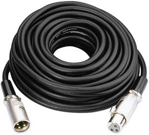 Monacor MEC-1000/SW XLR-Kabel (10m) XLR-Kupplung > XLR-Stecker schwarz 