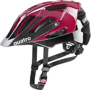 Uvex Quatro ruby red/black MTB-Helm