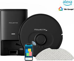 Rowenta Saugroboter RR85E3 X-plorer 4-in-1 Wisch- & Saugroboter, Lasernavigation 