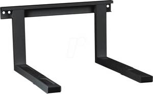 Puremounts PM-MWH-01 - Halterung für Mikrowelle, ausziehbar, schwarz 