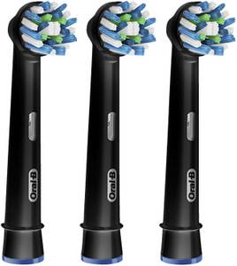 Oral-b CrossAction Black Edition Ersatzbürsten (3 Stk.) Aufsteckbürste