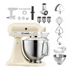 Kitchenaid Küchenmaschine  4,8 L 5KSM185 Artisan Küchenmaschine Allrounderset 