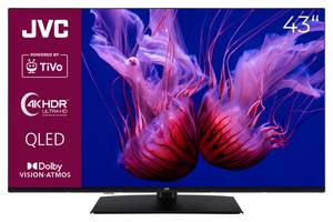 Jvc LT-43VUQ3455 QLED-Fernseher (108 cm/43 Zoll, 4K Ultra HD, TiVo Smart TV, TiVo Smart TV, HDR Dolby Vision, Dolby Atmos, Triple-Tuner) 