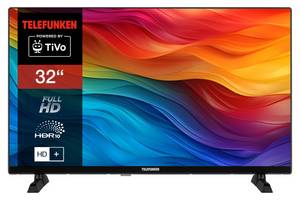 Telefunken XF32TO750S LCD-LED Fernseher (80 cm/32 Zoll, Full HD, TiVo Smart TV, TiVo Smart TV, HDR, Triple-Tuner, Sprachsteuerung, HD+ 6 Monate inkl) 