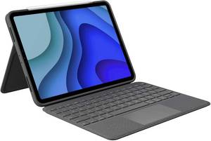 Logitech Folio Touch Tastatur-Case für iPad Pro 11 Zoll Schweizer QWERTZ iPad-Tastatur (Blickwinkel: 20-60) 