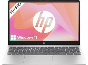  HP 15-fd0376ng, Laptop, mit 15,6 Zoll Display, Intel® Core™ i7,1355U Prozessor, 16 GB RAM, 1 TB SSD, Iris® Xe, Silber, Windows 11 Home (64 Bit) 