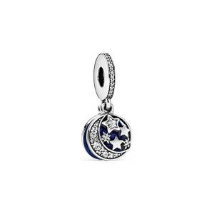 Pandora Charm Moments Moon & Blue Sky 791993CZ 