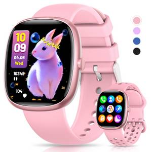 NAIXUES Smartwatch Kinder für Jungen und Mädchen Smartwatch (3.81 cm/1.5 Zoll, HD Voll Touchscreen) IP68 wasserdichte Fitness Aktivitäts Tracker Uhr Herzfrequenz Schlafmonitor, 19 Sportmodi,Schrittzähler,Wecker,Kindergeschenke, für Teenager ab 5 Jahren 