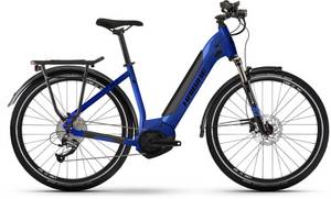 Haibike Trekking 4 (2022) Damen Wave blau/schwarz gloss&matt