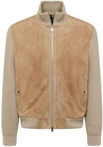 Hugo Boss H-Mersey1 (50519802) beige Herren-Bikerjacke