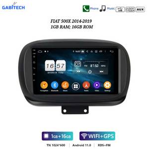 Gabitech »9 zoll Android 11 Autoradio GPS Navi für FIAT 500X 2014-2019« Autoradio 