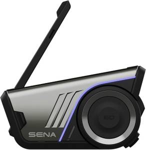 Sena Bluetooth Sena 60S Communication Headset with WAVE, Mesh & BT Intercom 2Gen SOUND by Harman Kardon Single Helm-Headset