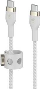 Belkin Pro Flex USB-C/ USB-C Kabel Power Delivery 60W 1m weiß CAB011BT1MWH 