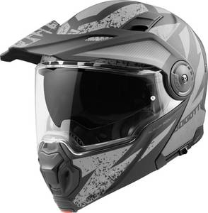 Bogotto Motowear Bogotto FG-102 matt schwarz/grau Endurohelm