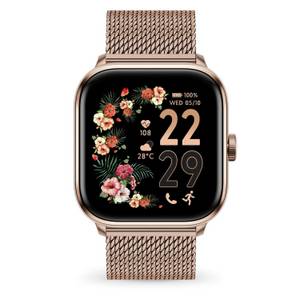 Ice Smart 2.0 - Rose Gold Smartwatch (1,7 Zoll) Milanaise Band 