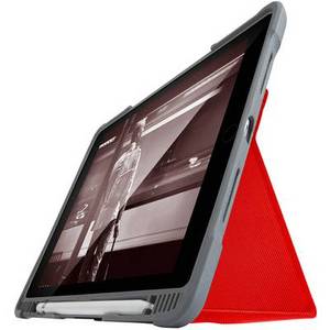 STM Goods Dux Plus DUO Case iPad 10.2 rot/transparent Tablet-Hülle