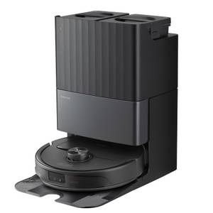 roborock Saugroboter Qrevo Master 10000pa Saugkraft, All-in-One-Dock, 60,00 W, heißes Wasser Wischmopp, FlexiArmDesign™-Seitenbürste für vollständige Kantenabdeckung, AI Hindernisvermeidung, automatische Entleerung 