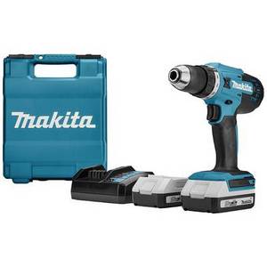 Makita DF488DWAE Akku-Bohrschrauber 18 V 2.0 Ah Li-Ion inkl. 2. Akku, inkl. Ladegerät, inkl. Koffer 