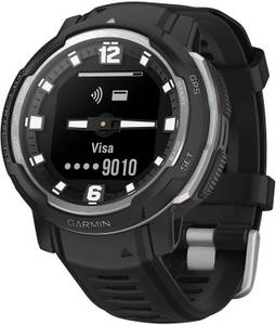 Garmin Instinct Crossover Standard Edition Black Hybrid Smartwatch