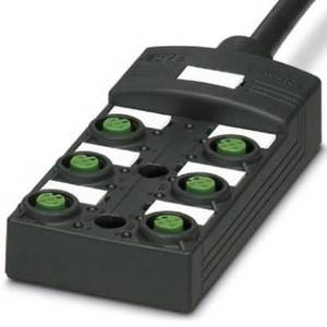 Phoenix Contact SACB-6/12-L- 5,0PUR SCO P 1452660 Sensor/Aktorbox passiv M12-Verteiler mit Kunststoffgewinde 1 St. 