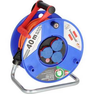  Brennenstuhl 1208750 Kabeltrommel 40 m Orange Schutzkontakt-Stecker 