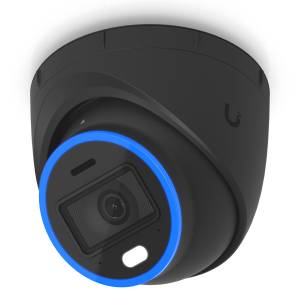 Ubiquiti AI Turret Überwachungskamera Schwarz 4K (3840x2160), PoE+, 40m Nachtsicht, IP66 Wetterfest, Intelligente Erkennung 