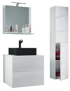 Vcm Waschtisch 4-tlg Waschtisch Badmöbel Lendas 60 cm L Schublade 