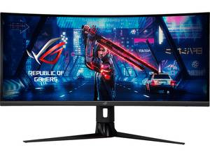 Asus  ROG Strix XG349C Curved Monitor - 86,7 cm (34,1 Zoll), LED, IPS, WQHD, 180Hz, HDR400, 1ms, Höhenverstellung, DP, HDMI, USB-Hub, USB-C Gaming Monitor