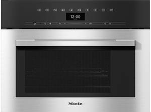  MIELE DGM 7340 Einbau-Dampfgarer mit Mikrowelle (1000 Watt, Edelstahl/CleanSteel) 