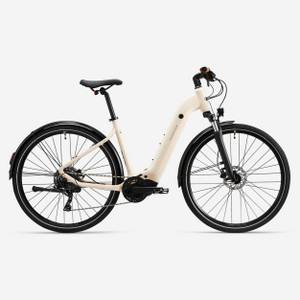 Rockrider Gebraucht - E-Bike SUV Trekking 28 Zoll e-actv 500 LF niedriger Einstieg Yamaha beige - GUT 