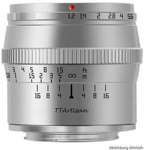 TTArtisan 50mm f1.2 L-Mount silber Normalobjektiv