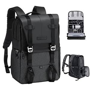  K&F Concept Kamerarucksack, Fotorucksack für Fotografen, Kamerarucksack mit 15-15,6-Zoll-Laptopfach, kompatibel für Canon/Nikon/Sony/DJI Mavic Drone (Beta Rucksack 20L). 