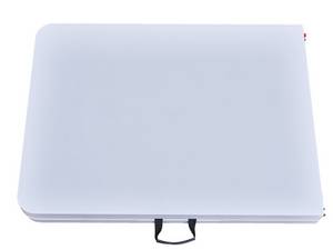 Jet-line Buffettisch Gartentisch Klapptisch zusammenklappbar faltbar weiß grau 180x70x74cm NIKOLAUS 