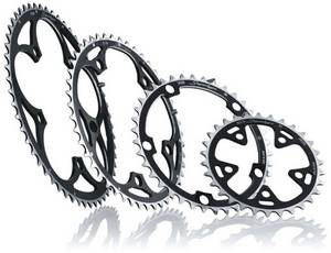 Miche Road Supertype Exterior 5b 135 Campagnolo Chainring Black (53) Rennrad-Kettenblatt