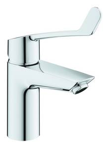 Grohe Waschtischarmatur »Eurosmart« Einhand langer Hebel mit Push-open-Ablaufgarnitur S-Size - Chrom 