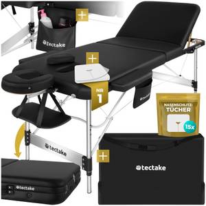 Tectake Massageliege 3 Zonen Massageliege (Set, 