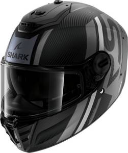 Shark Spartan RS Carbon Shawn Matt silver/anthracite Integralhelm