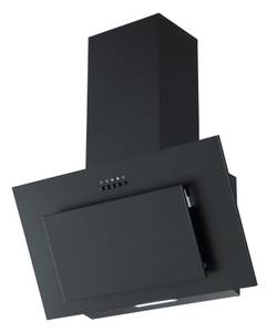 Pkm Kopffreihaube  S13-60BBPH Schräghaube, 60 cm, schwarz, Abluft- und Umluftbetrieb, inklusive Fettfilter 