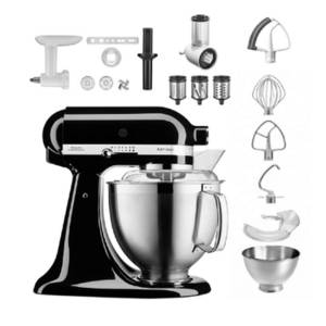Kitchenaid Küchenmaschine  4,8 L 5KSM185 Artisan Küchenmaschine Allrounderset 