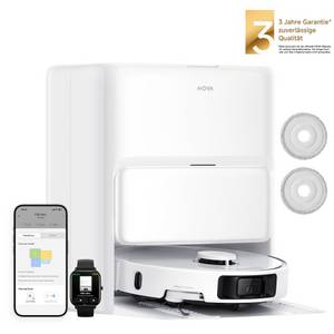 Dreame Saugroboter Mova P50 Ultra, mit Wischfunktion, 700 W, 19000Pa Saugkraft, Vollautomatische Basisstation, Reinigung bei 75° C 