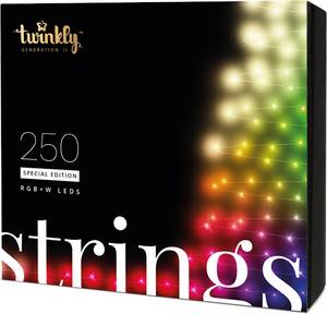 TWINKLY Lichternetz 250 LEDs bunt und warmweiß mit WLAN und Appsteuerung (TWS250SPP-BEU) Weihnachtslichterkette