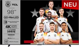 Tcl 98Q6CX7 Mini-LED-Fernseher (248 cm/98 Zoll, 4K Ultra HD, Google TV, Smart-TV) 