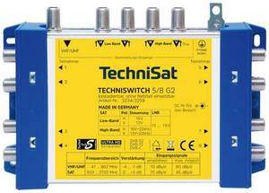 Technisat Techniswitch 5/8 G2, DC-NT SAT Multischalter Eingänge (Multischalter): 5 (4 SAT/1 terrest 