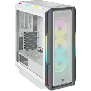 Corsair 5000T RGB TG Tempered Glass, weiß 