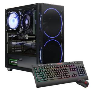 GameMax Black Hole 7426 Gaming-PC (AMD 7500F, RTX 4060, 32 GB RAM, 1000 GB SSD, Luftkühlung aktiv, Windows 11, DDR5 RAM) 