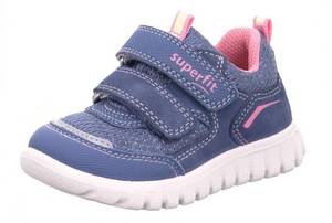 Superfit Halbschuh SPORT7 MINI Blau/Rosa (1-006194-8020) Baby-Sneaker
